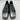 Men’s Prada Oxford Loafers Black/Silver Size 8 - Very Good - Ufashion