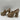 Gianvito Rossi Beige Suede Round Toe Block Heel Platform Loafers Women Size 40.5 - Very Good - Ufashion