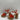 Gianvito Rossi Red Suede & Cork Open Toe Ankle Strap Platform Sandals Women 38 - Very Good - Ufashion