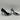 Saint Laurent Zoe Metallic Silver Pointed Toe High Heels Women’s Size 37.5 - Very Good - Ufashion
