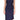 Michael Kors Petite Solid Crew Neck Drape Dress Midnight Blue Size PL (12P-14P) - Ufashion