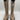 Idyllwind Strut Western Boot Ivory Womens Snip Toe Knee High Size 8B - Very Good - Ufashion