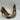 NWB Gianvito Rossi Gold Metallic Python Leather Point Toe Slip On High Heel 38.5 - Ufashion