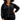 NWOT Calvin Klein Velour Rhinestone-Embellished Graphic Hoodie Black Size M - Ufashion