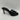 Saint Laurent TRIBUTE 85 Black Leather Open Toe High Heel Mules, Size 36.5 - Very Good - Ufashion
