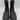Timberland Graceyn Women's Leather Waterproof Pull On Biker Boots Black Size 9 M - Very Good - Ufashion