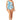 Anne Cole Plus Size One Shoulder Twist One-Piece Teal Print 24W - Ufashion