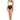 Anne Cole Asymmetrical Shirred Mesh Insert One-Piece Navy White 14 - Ufashion