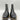 Women’s Bernardo Paxton Racer Rain Boots Black/White Size 11 M - Very Good - Ufashion