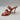 Women’s ALEXANDER MCQUEEN Buckle Leather Heel Sandals Coral Size 37 - Very Good - Ufashion