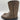 JUSTIN MEN'S BASICS ROPER WESTERN BROWN LEATHER PULL ON BOOTS SIZE  7.5D - Very Good - Ufashion