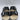 Alexander McQueen Double Buckle Black Leather Shearling Slide Sandals Men’s 37 - Very Good - Ufashion