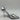 Alexander McQueen Metallic Leather D'Orsay Pumps Silver Size 37.5 - Very Good - Ufashion