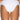 ISABELLA ROSE Women's Double Take Tab Side Hipster Bikini Bottom White L - Ufashion