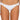 ISABELLA ROSE Women's Double Take Tab Side Hipster Bikini Bottom White L - Ufashion