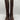 Anne Klein Womens Maelie Faux Suede Tall Knee-High Boots Dark Brown Size 9.5M - Very Good - Ufashion