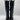 Crown Vintage FYAN Black Faux Leather Round Toe Side Zip Boots Size 9M - Very Good - Ufashion