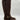 Anne Klein Womens Maelie Faux Suede Tall Knee-High Boots Dark Brown Size 9.5M - Very Good - Ufashion