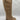 Women’s Crown Vintage DenI Brown Leather Tall Side Zip Boots Size 8.5W - Very Good - Ufashion