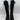 Propet Women's Rider Boots Black Suede Leather  Size 7.5 M - Very Good - Ufashion
