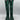 Dingo Thunder Road Embroidered Snip Toe Womens Green Casual Boots Size 7.5 M - Very Good - Ufashion