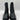 Splendid Andromeda Chelsea Boots Square Toe Women's Black Leather Size 9M - Very Good - Ufashion