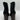 Splendid Andromeda Chelsea Boots Square Toe Women's Black Leather Size 9M - Very Good - Ufashion