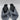 Balenciaga Drapy Blue Snake Leather Knotted Slide Mules Size 38 - Very Good - Ufashion