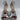 Gucci Women’s Crawford Metallic Leather Sandals Silver Size 38 - Very Good - Ufashion