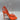 Christian Louboutin So Me Orange Women's Leather Spike Sandals Size 37.5 - Very Good - Ufashion