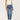 Cleo + Wolf Women's High Rise Straight Dark Wash Denim Jeans Size 28X27 - Ufashion