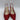 Betsey Johnson Women’s Clark Ruby Red Rhinestone Slingback Heels Size 9 W - Ufashion