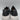 Valentino by Mario Valentino Febo Leather Platform Sneakers Black Size 9.5 M - Very Good - Ufashion