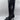 Mix No. 6 Women's Nole Knee High Boots Black Faux Leather Size 6.5 M - Very Good - Ufashion