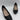 Clarks Women's Kataleyna Gem Pumps Black Leather Size 8 M - Very Good - Ufashion