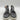 Jacadi Kids Poncho Sneakers Gray Leather Rose Pale Pink Size 32 - Very Good - Ufashion