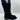 Women’s LUCKY BRAND Black Lefara Suede Stack Heel Boots Size 7.5M - Very Good - Ufashion