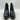 Naturalizer Women's Madalynn Black Leather Side Zip Ankle Boots Size 9W - Very Good - Ufashion