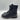 B.O.C. Carter Combat Shiny Lace Up Side Zip Faux Leather Boots Size 7 W - Very Good - Ufashion