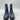 Women’s Miz Mooz Sandi Blue Leather Zipper Casual Dress Ankle Boots Size 37 - Very Good - Ufashion