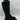 Stuart Weitzman Black Suede/Fabric Pull On Knee High Boots Women’s Size 7.5 B