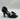 Women’s Vince Camuto Burke Black Leather Slip On Pump Size 7.5M - Very Good
