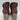 BUENO Women’s Elliott Burgundy Heel Booties Size 38 - Very Good - Ufashion