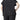 HUE Women�s Casual Basic Lounge T-Shirt, Black - Boxy Short Sleeve,