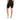 Hue Women's High Waist Blackout Cotton Bike Shorts, Assorted Hosiery, Black,